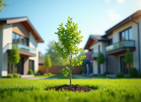 Planter un arbre près de sa maison : distance optimale et conseils pratiques à suivre