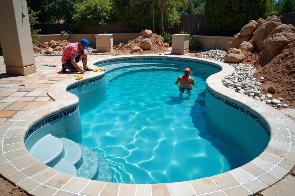 piscine intégrée