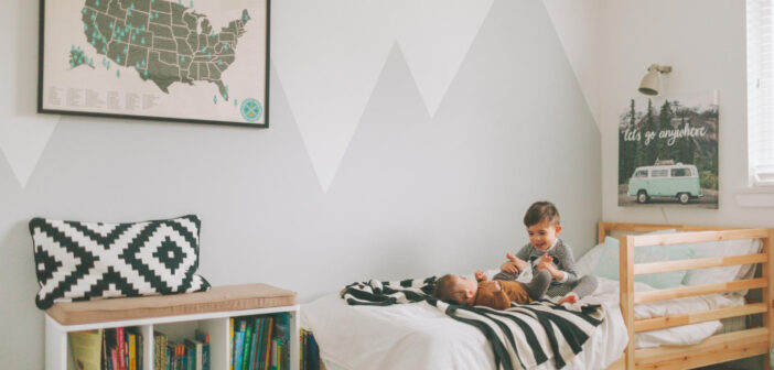 Quelle couleur de papier peint choisir pour la chambre d'un garçon ?
